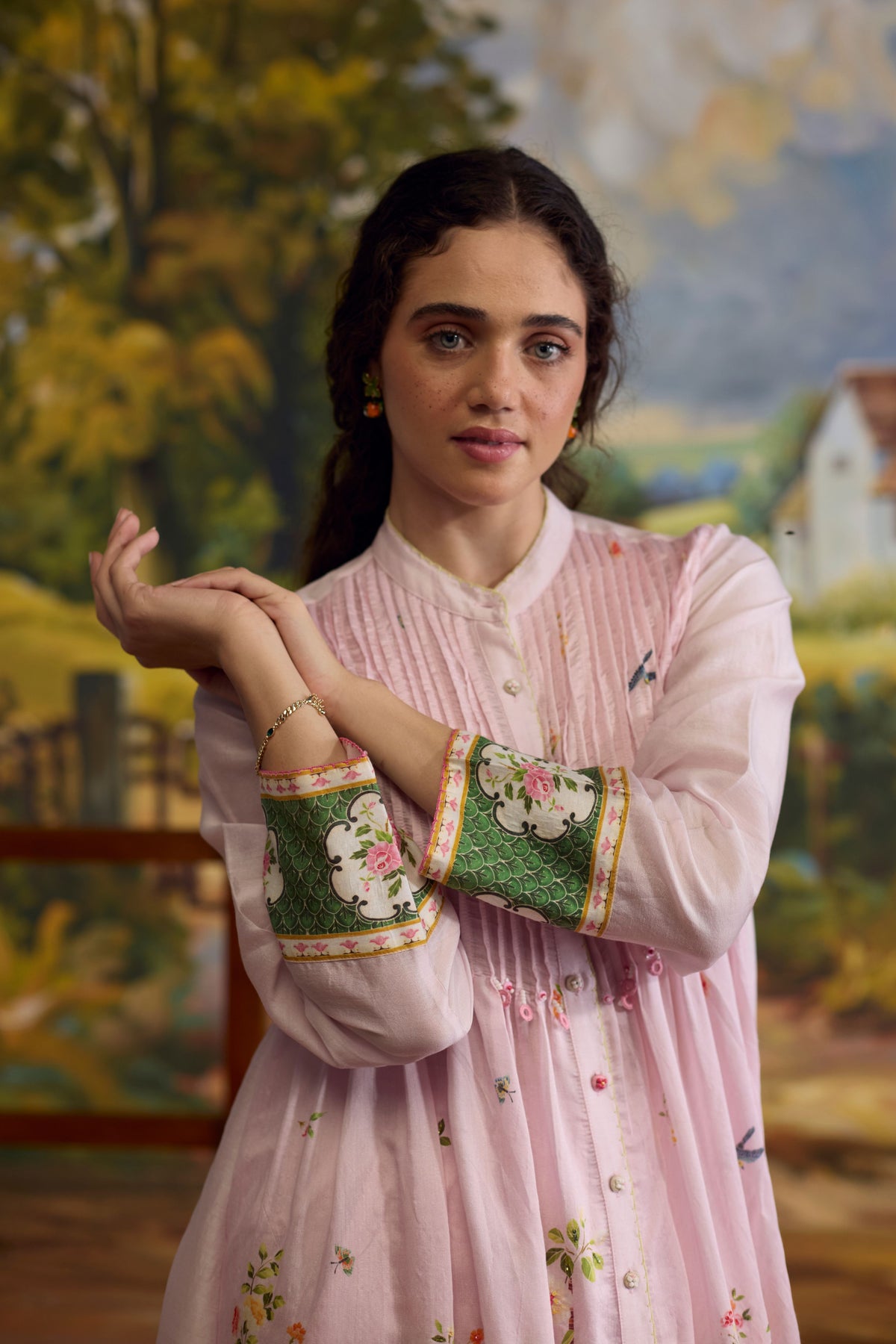 Lavender Pintuck Kurta
