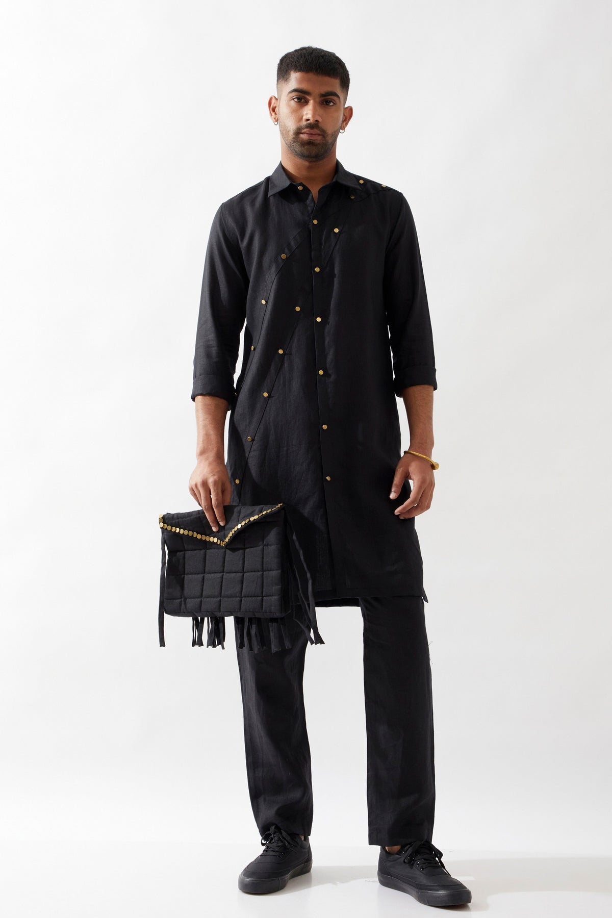 Harison Black Kurta Set