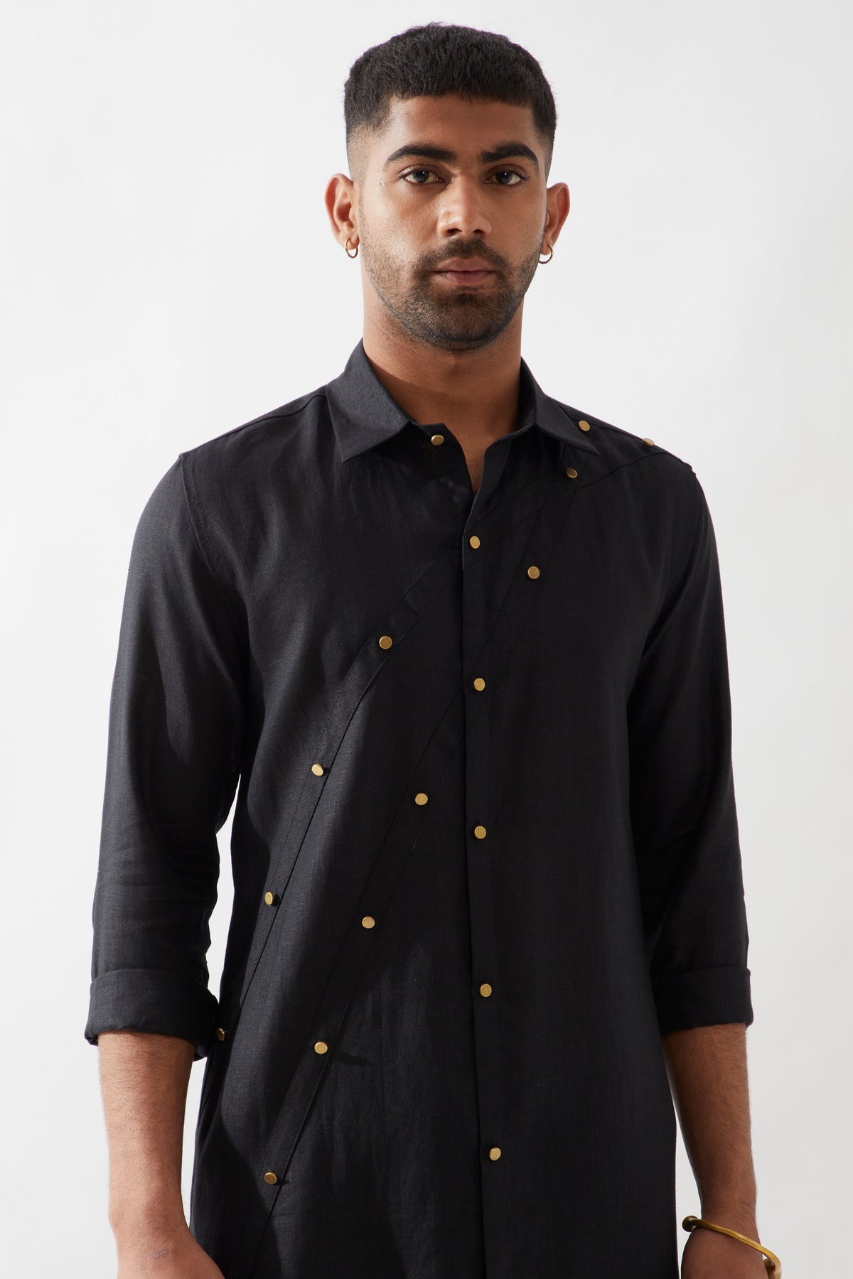 Harison Black Kurta