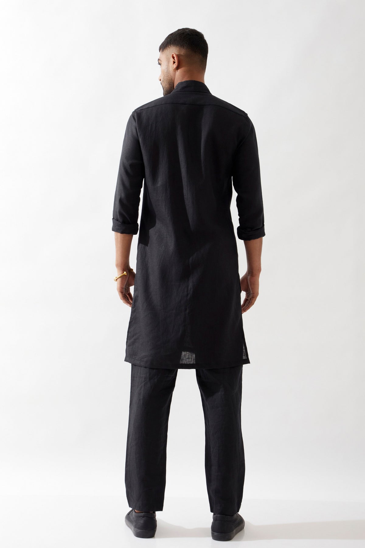 Harison Black Kurta