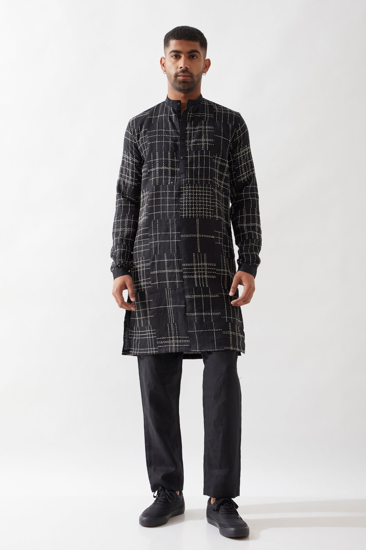 Lucas Black Kurta