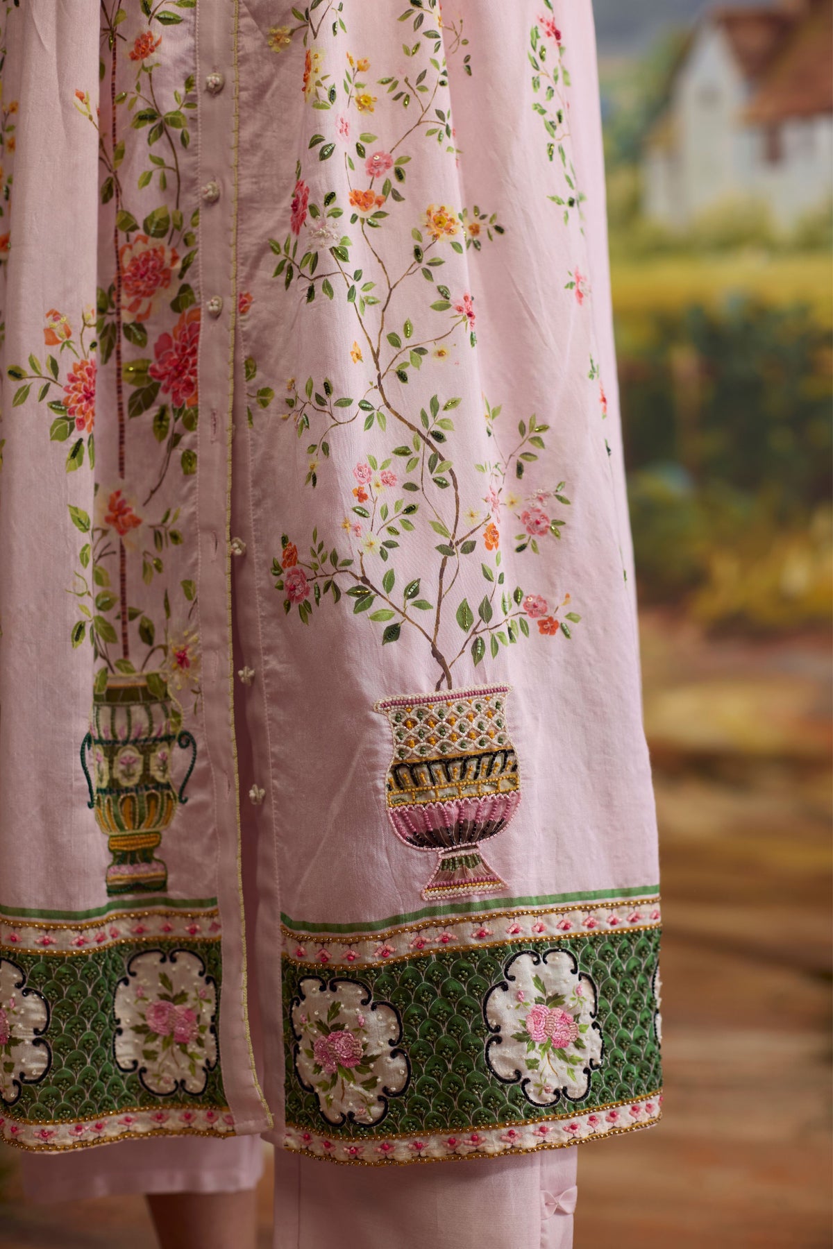 Lavender Pintuck Kurta