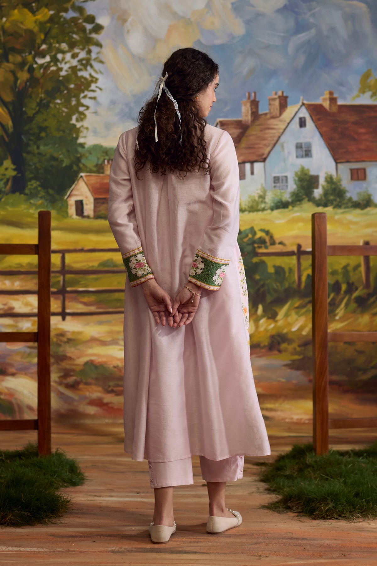 Lavender Pintuck Kurta