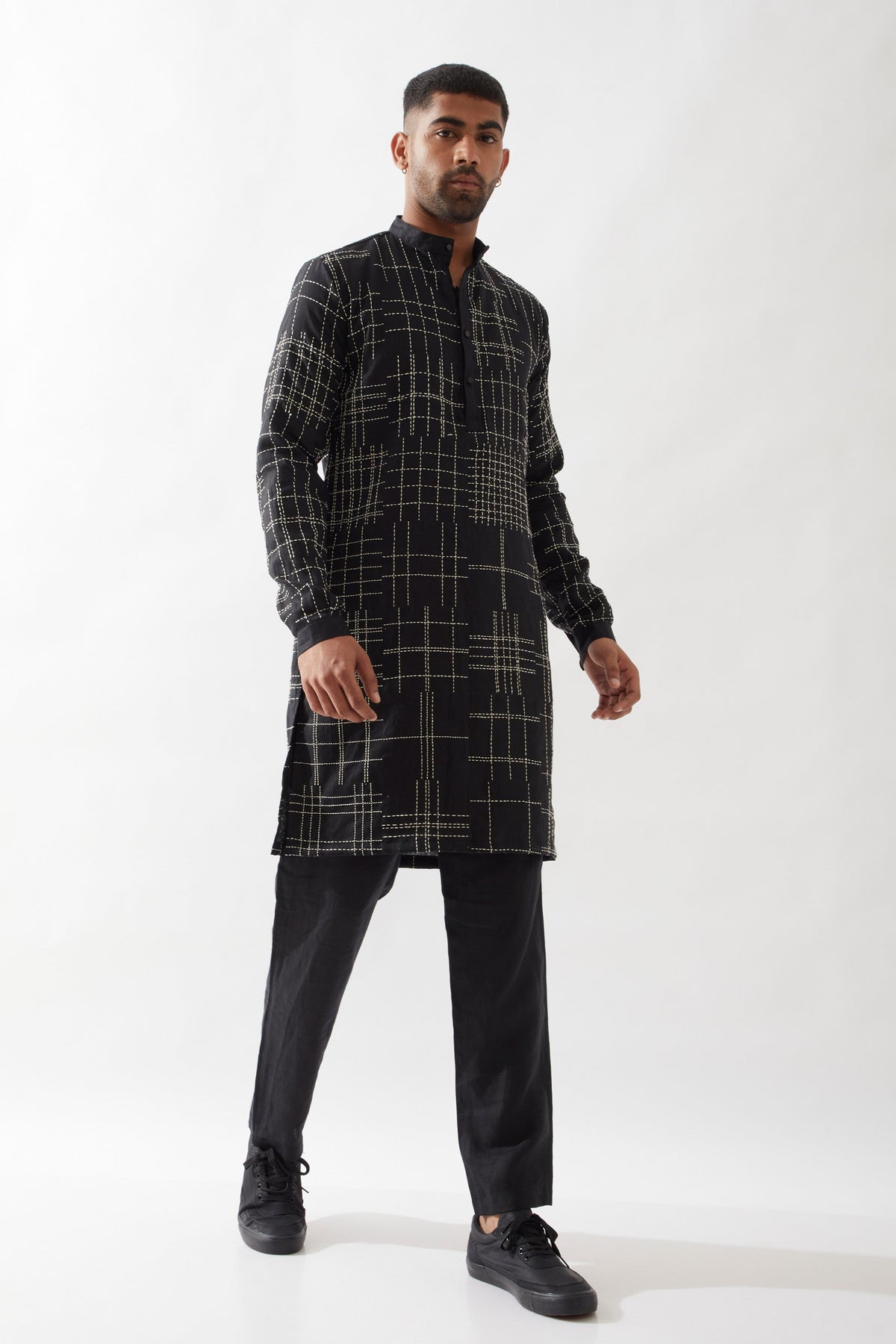 Lucas Black Kurta