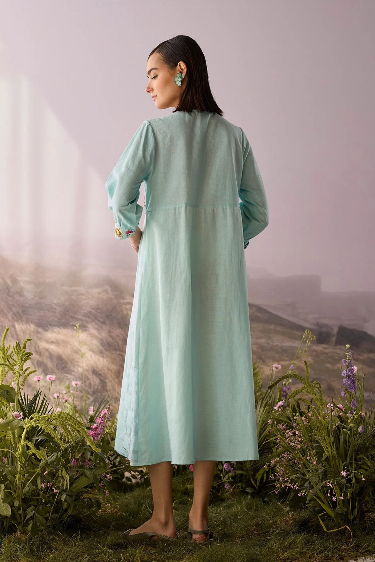 Azure Beaded Dress