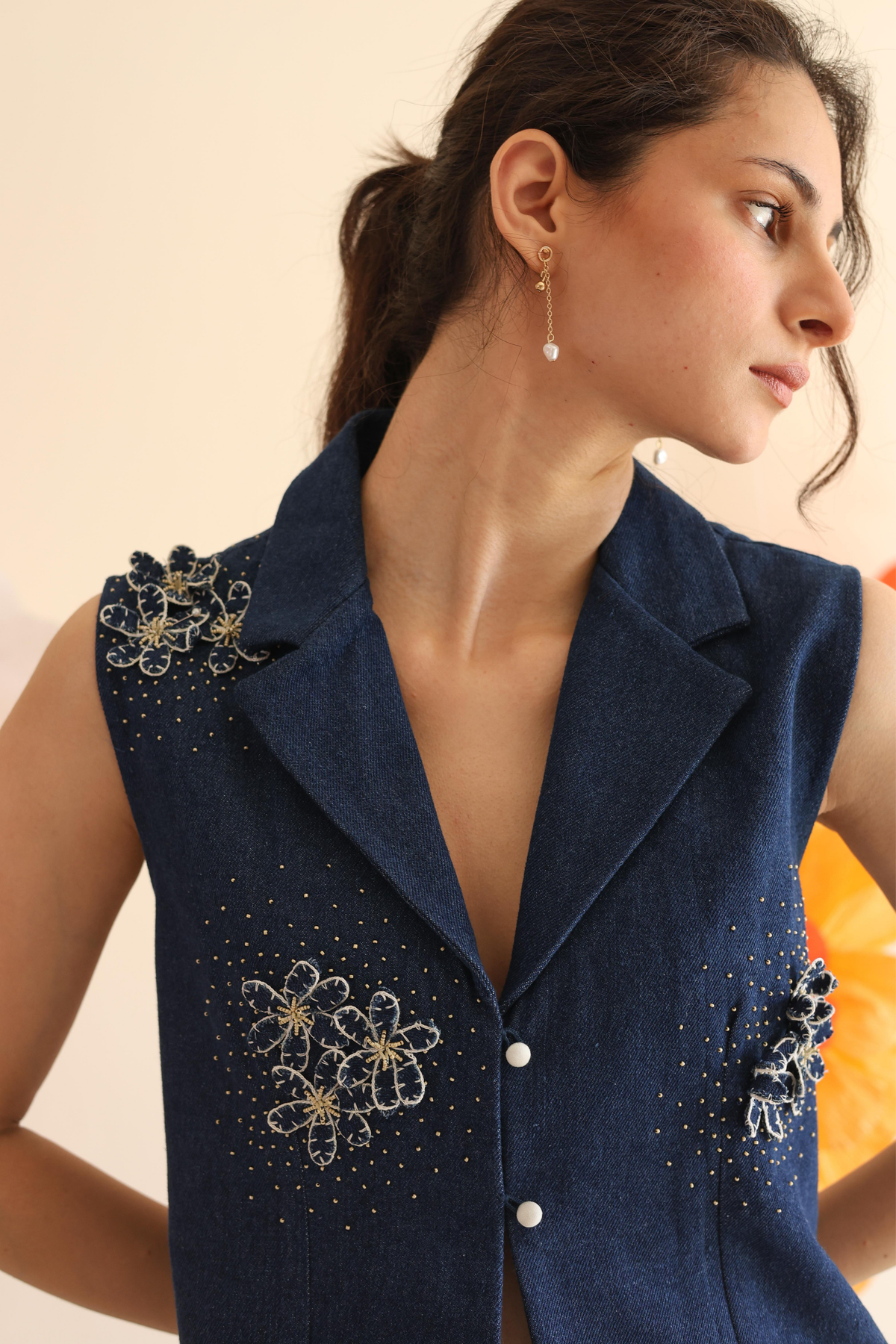 Midnight Blue Floral Jacket