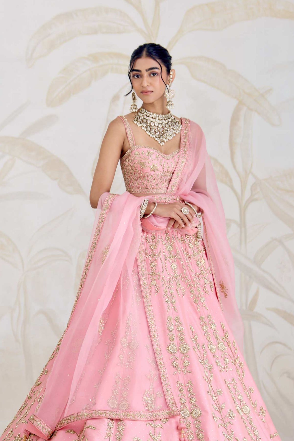 Rose Pink Lehenga Set