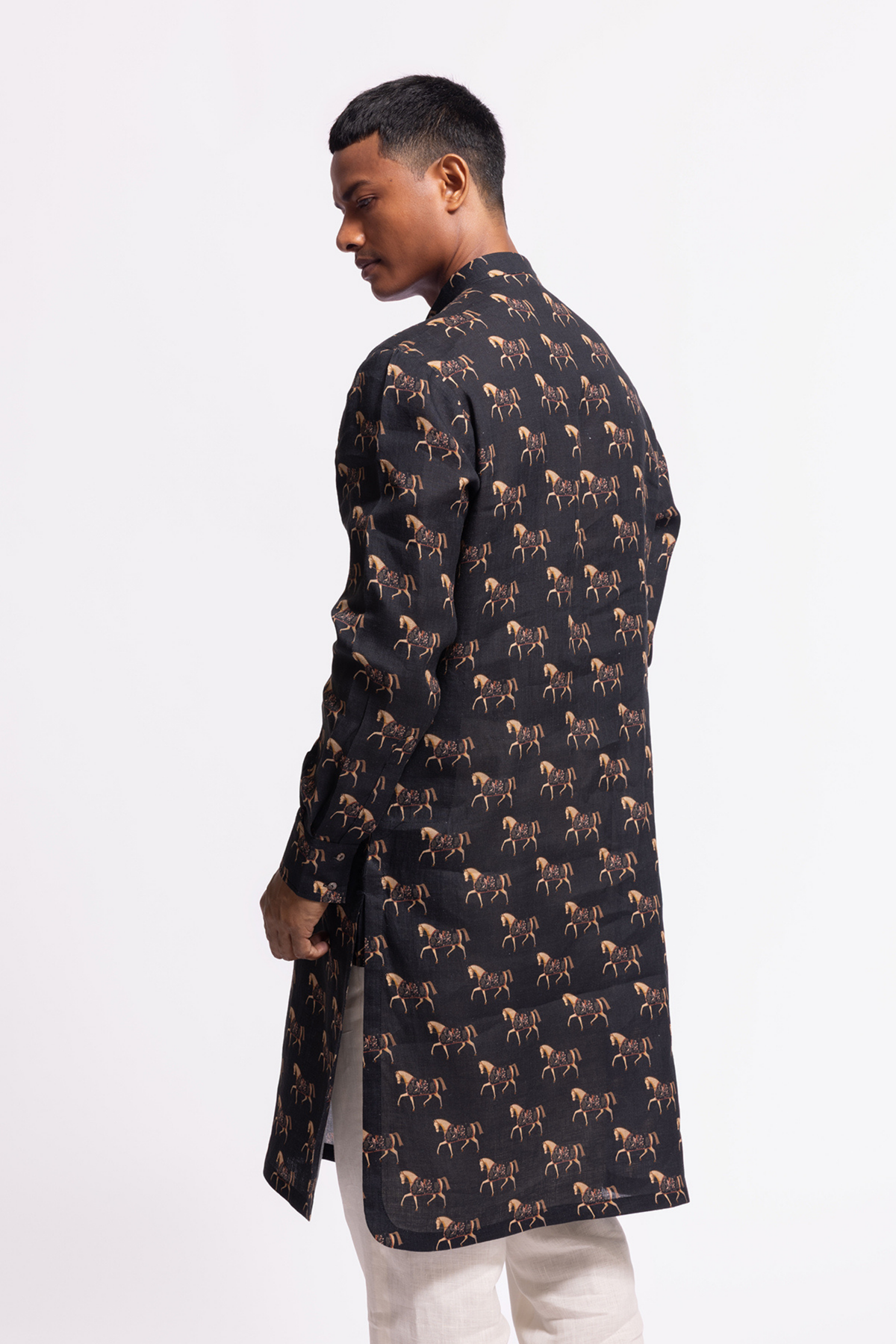 Wild Pattern Short Kurta