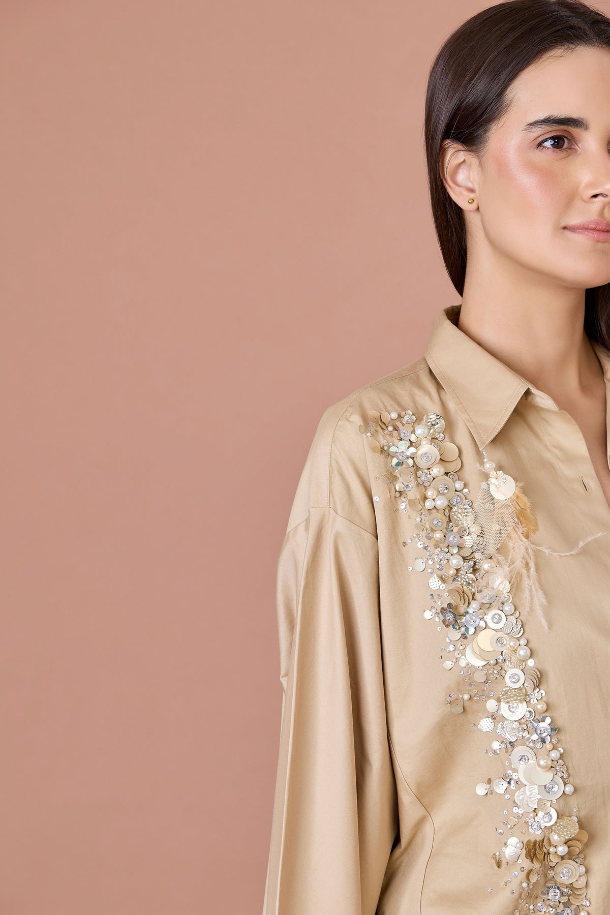 Khaki Cotton Shirt
