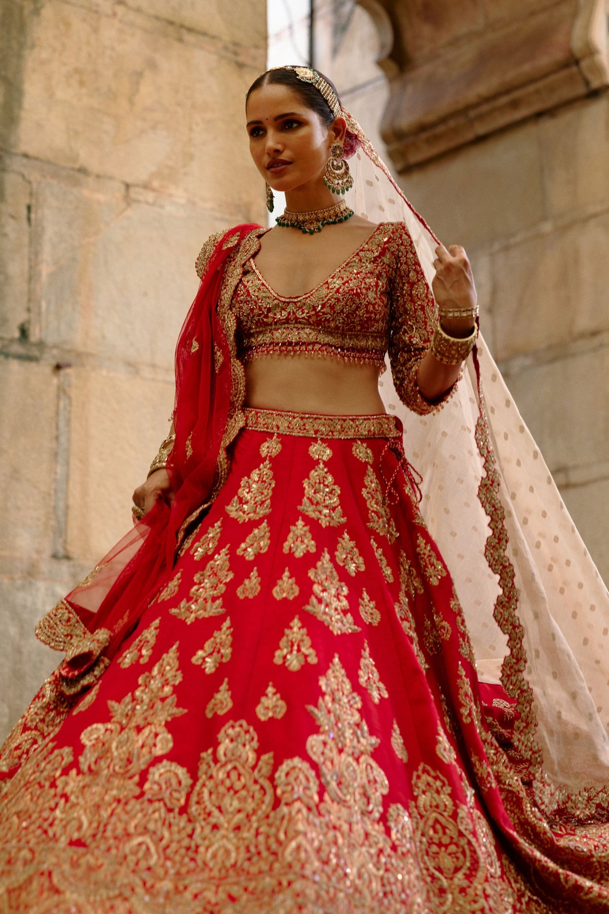 Red Lehenga Set