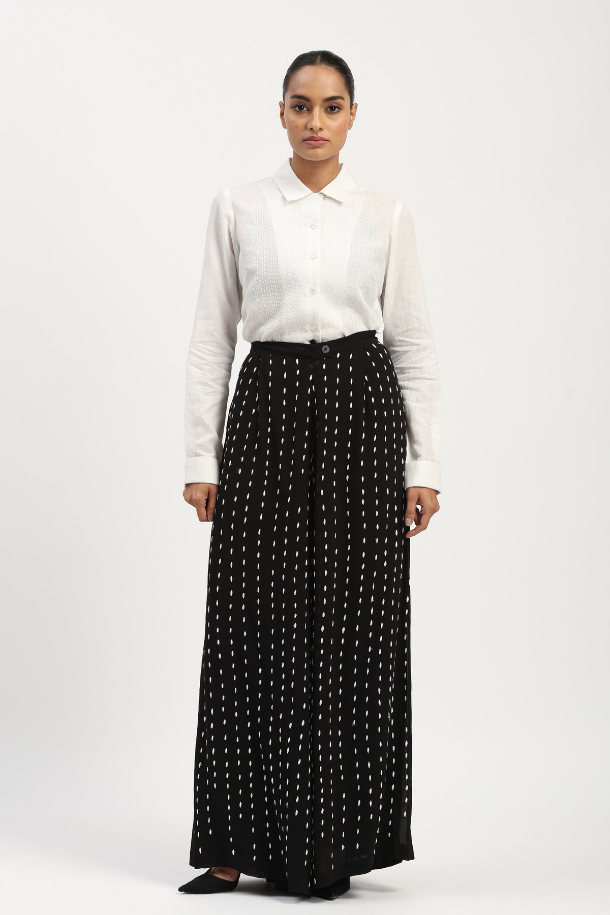 Stab Stitch Front Shirt