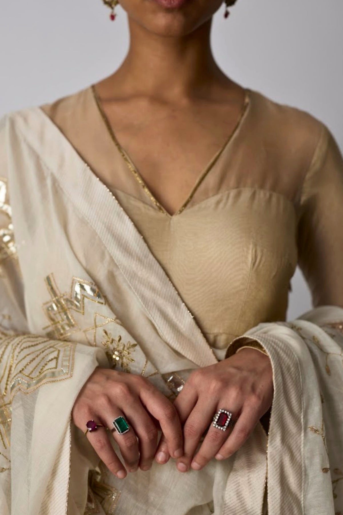 Tulsi Anarkali Set