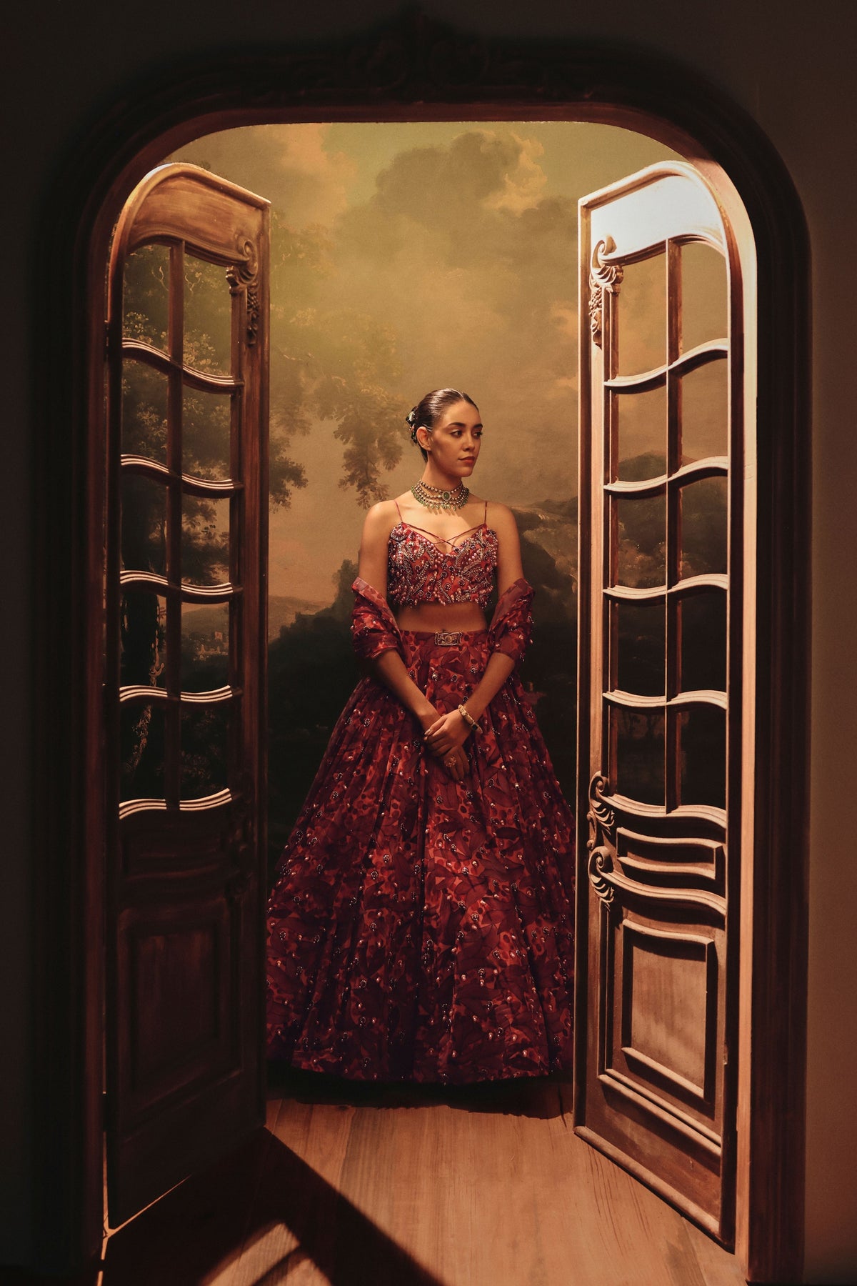 Georgette Lehenga Set