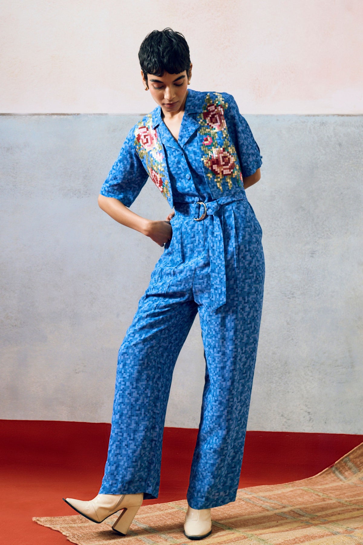 Milos Jumpsuit Blue