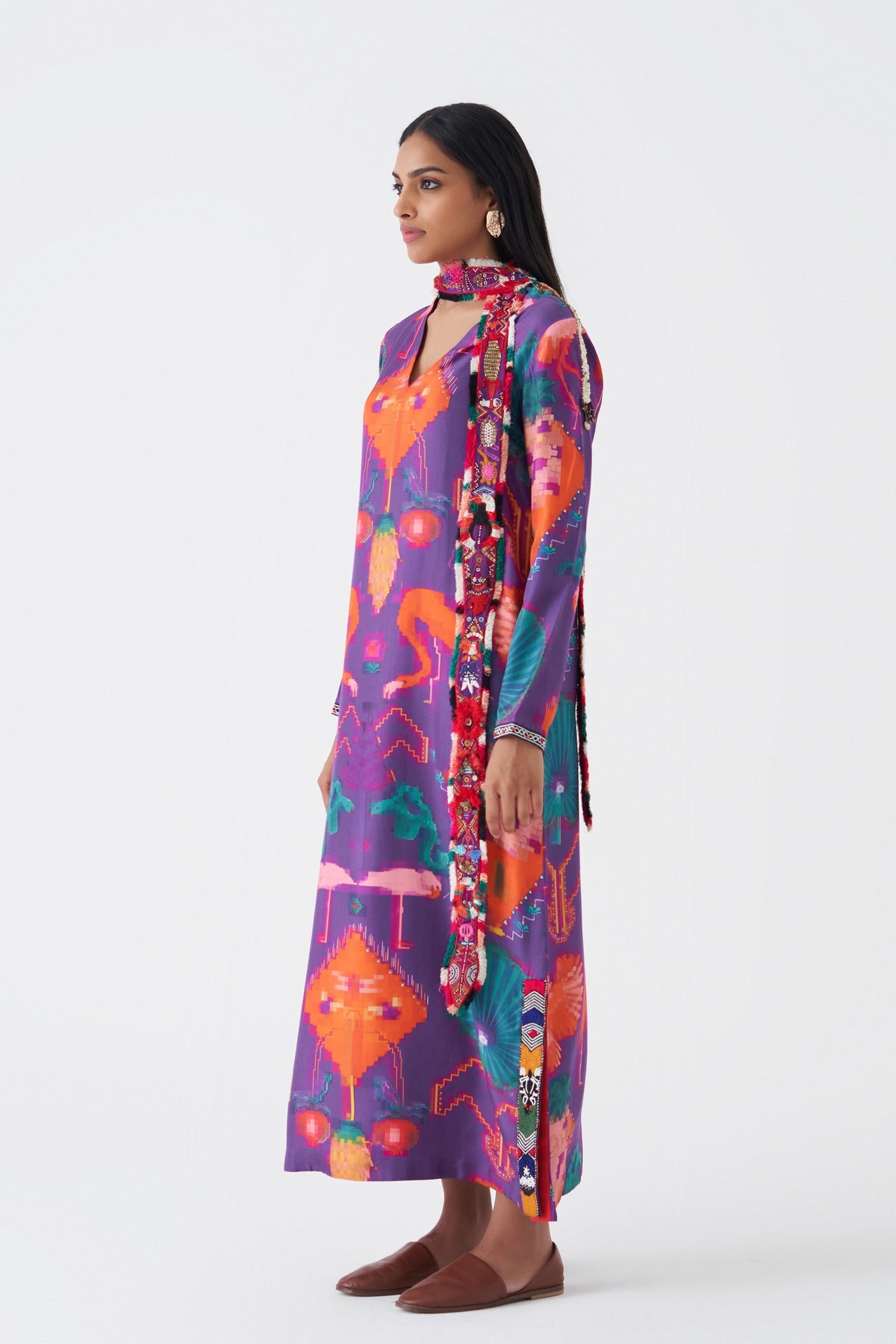 Oaxaca Morado Kaftan Dress