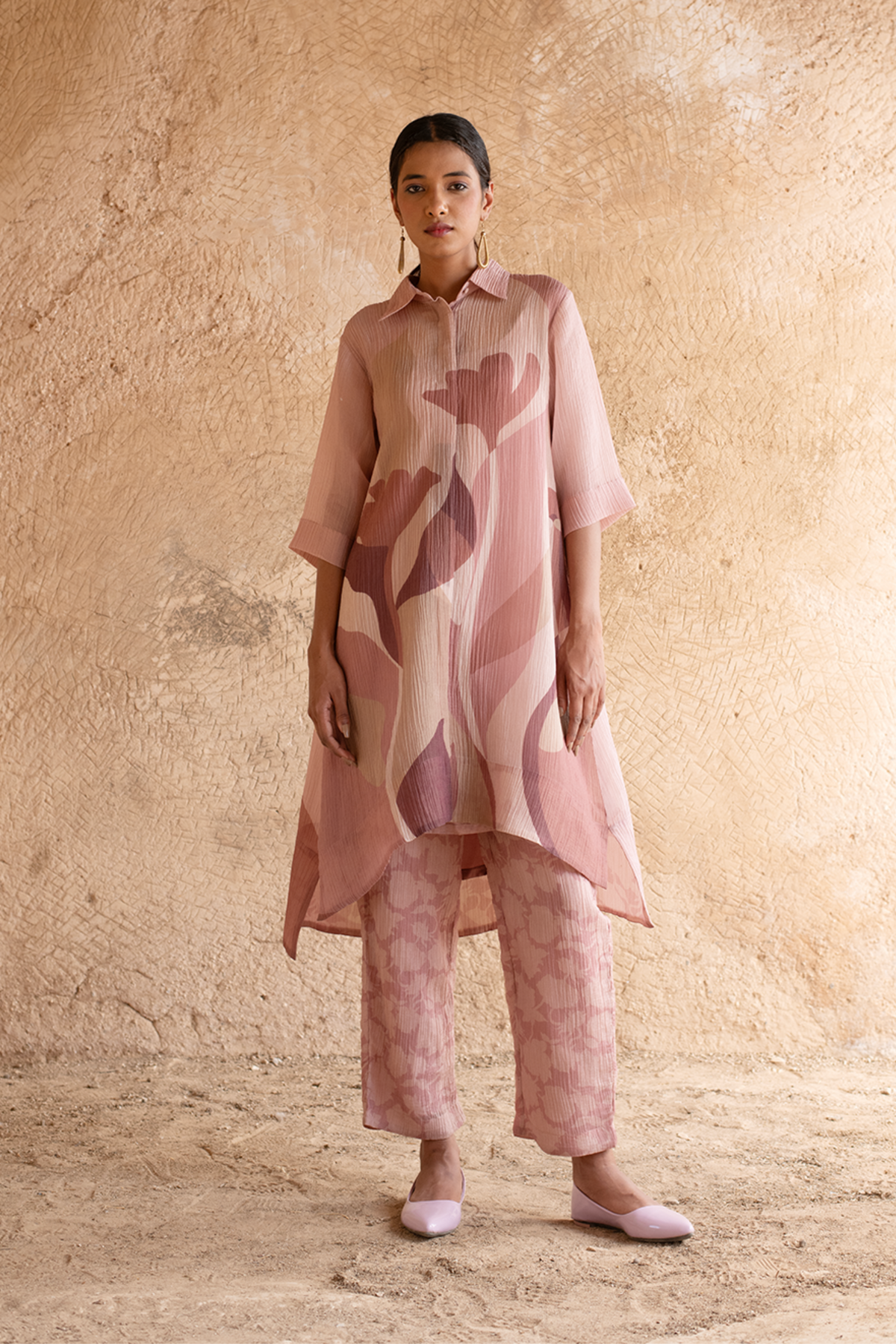 Mauve Kurta Set