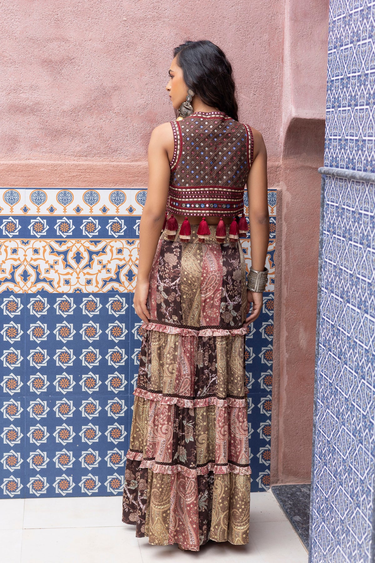 Multicolor Embroidered Co-ord Set