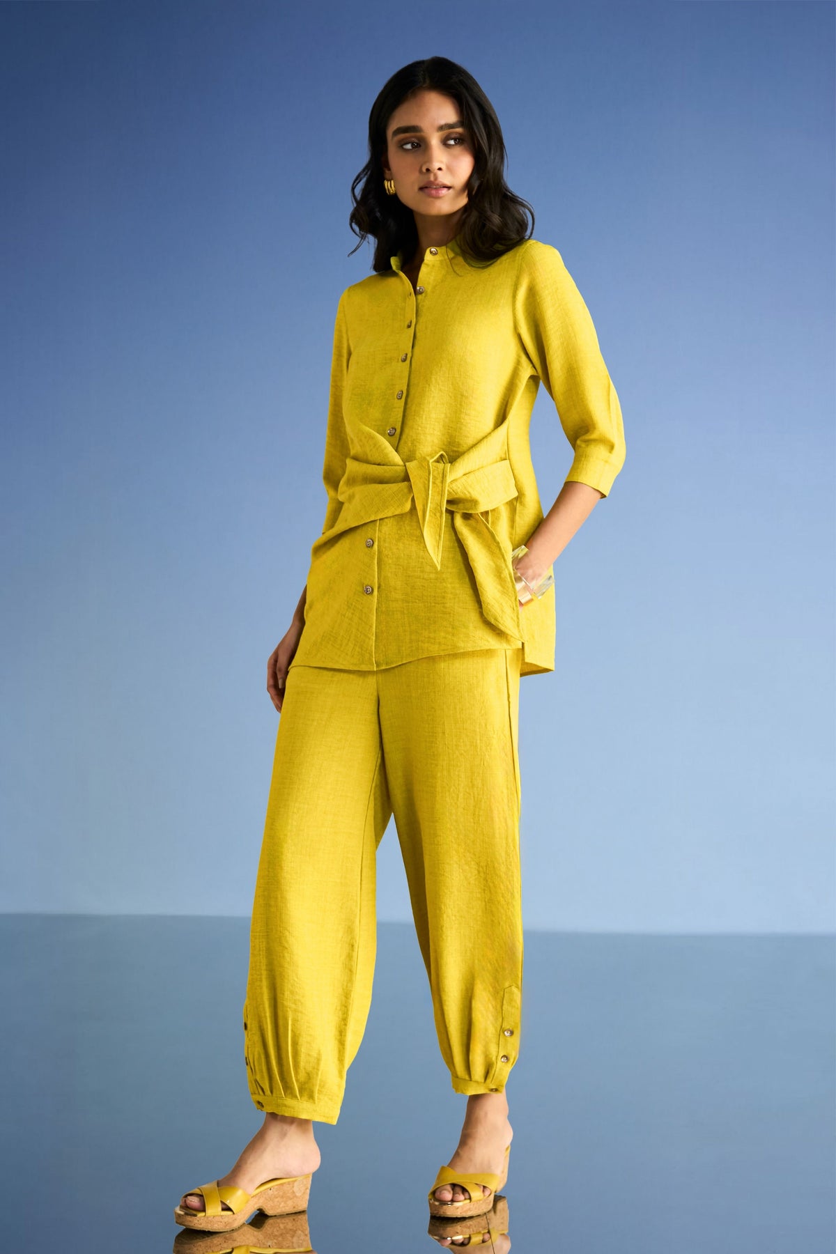 Pleated Pants