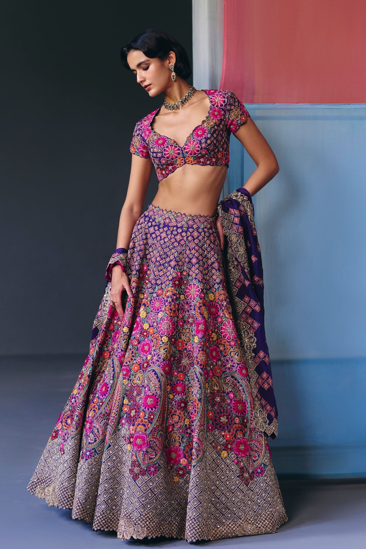 Hamsa Lehenga Set