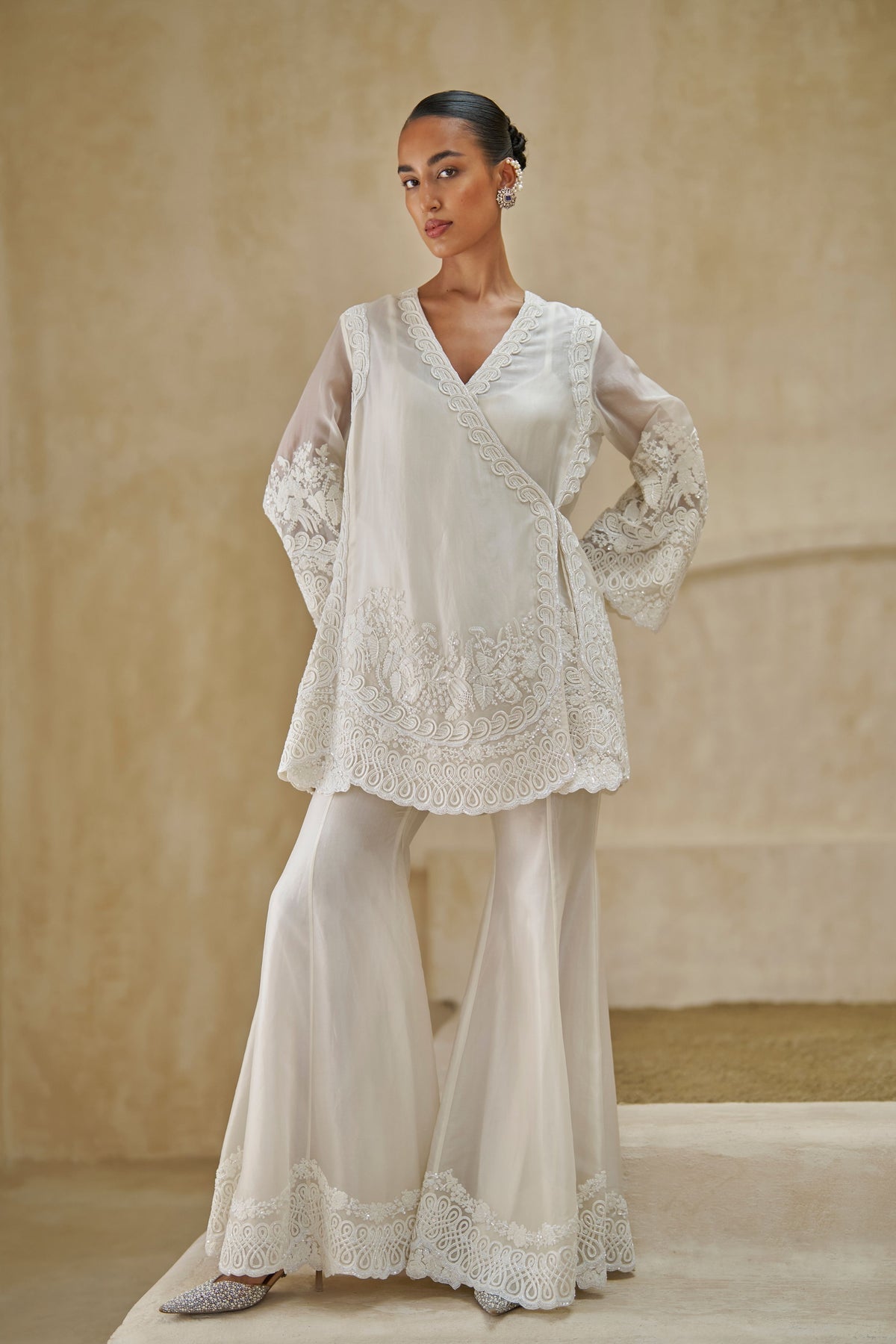 Aetermis in Blooming Sharara Set