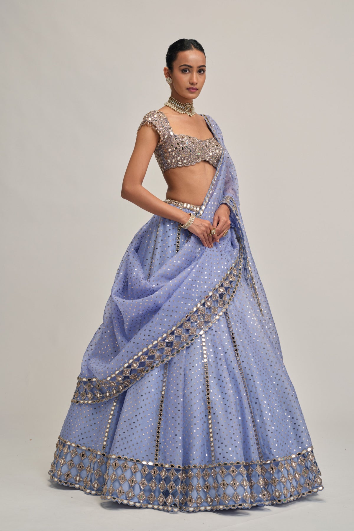 Dew Embroidered Lehenga Set