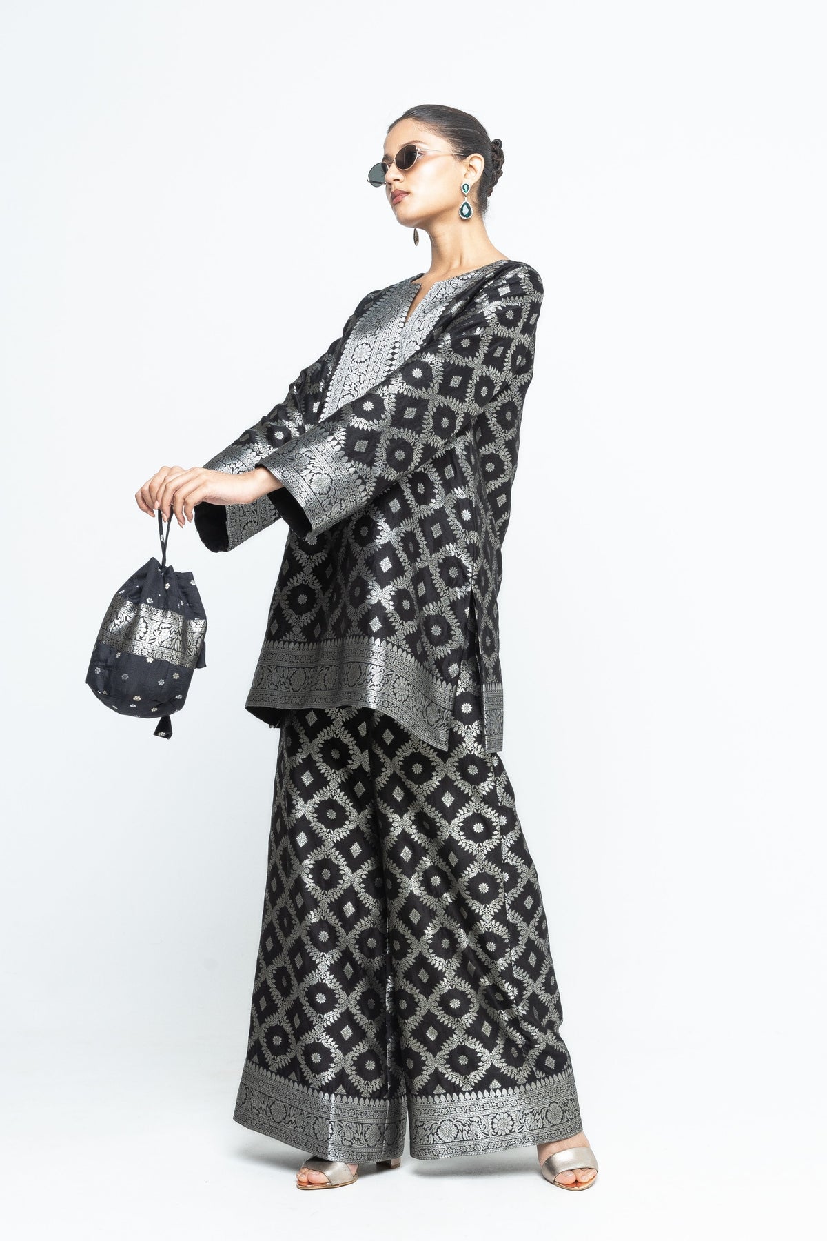 Heera  Jaal Tunic Set