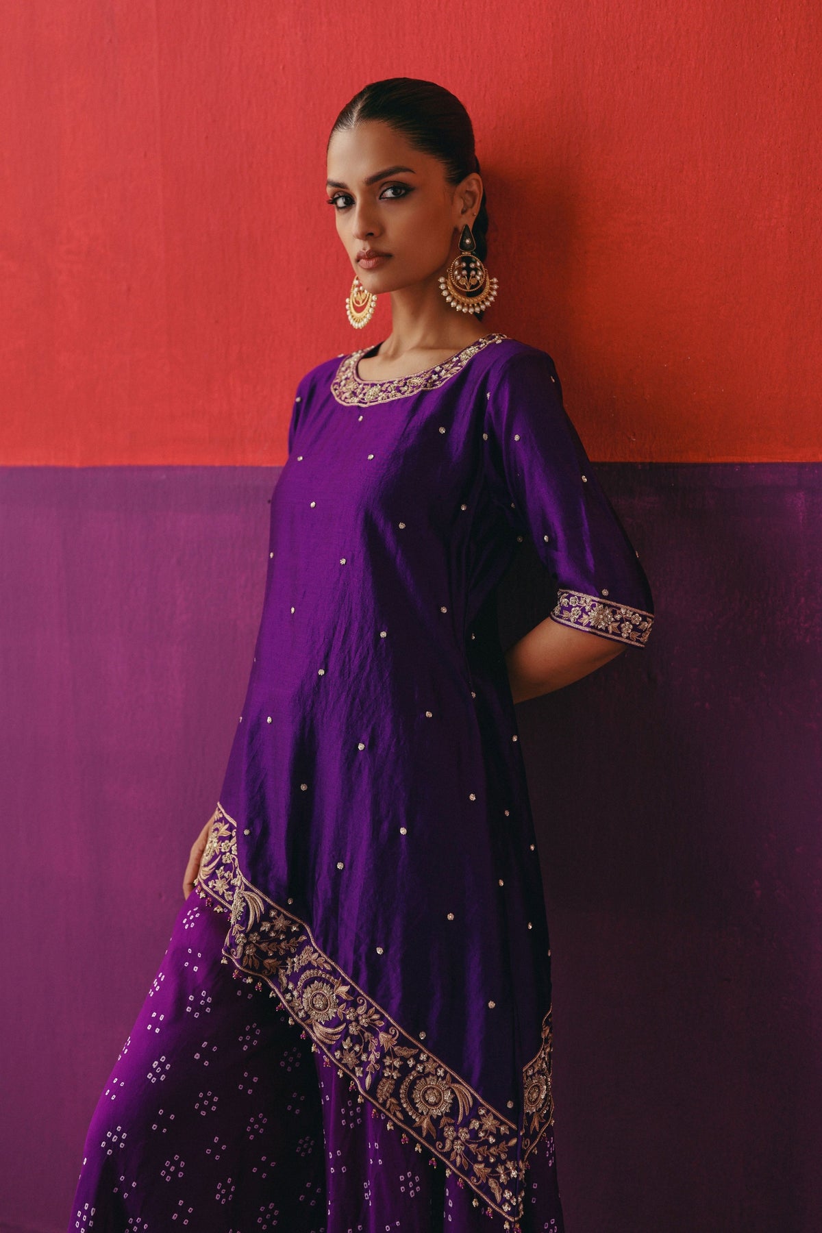 Bandhani Sharara Set