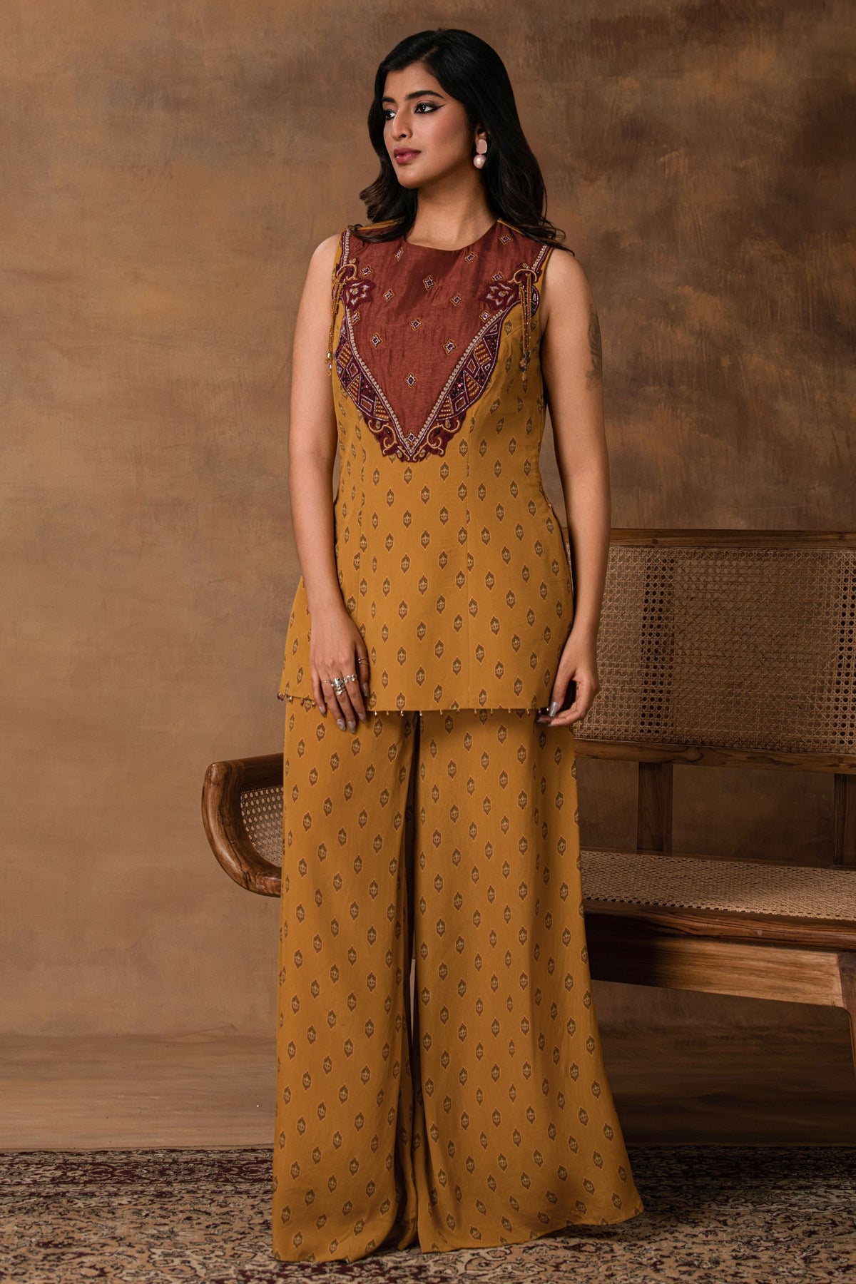 Mustard Gold Co-ord Set