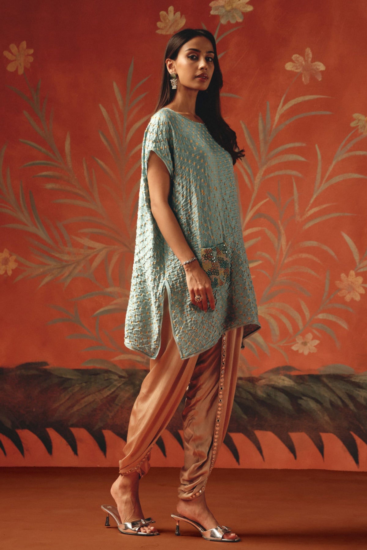 Mirrorwork Tulip Dhoti