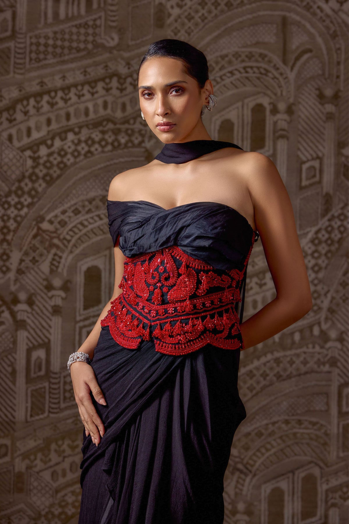Gilded Saree Set