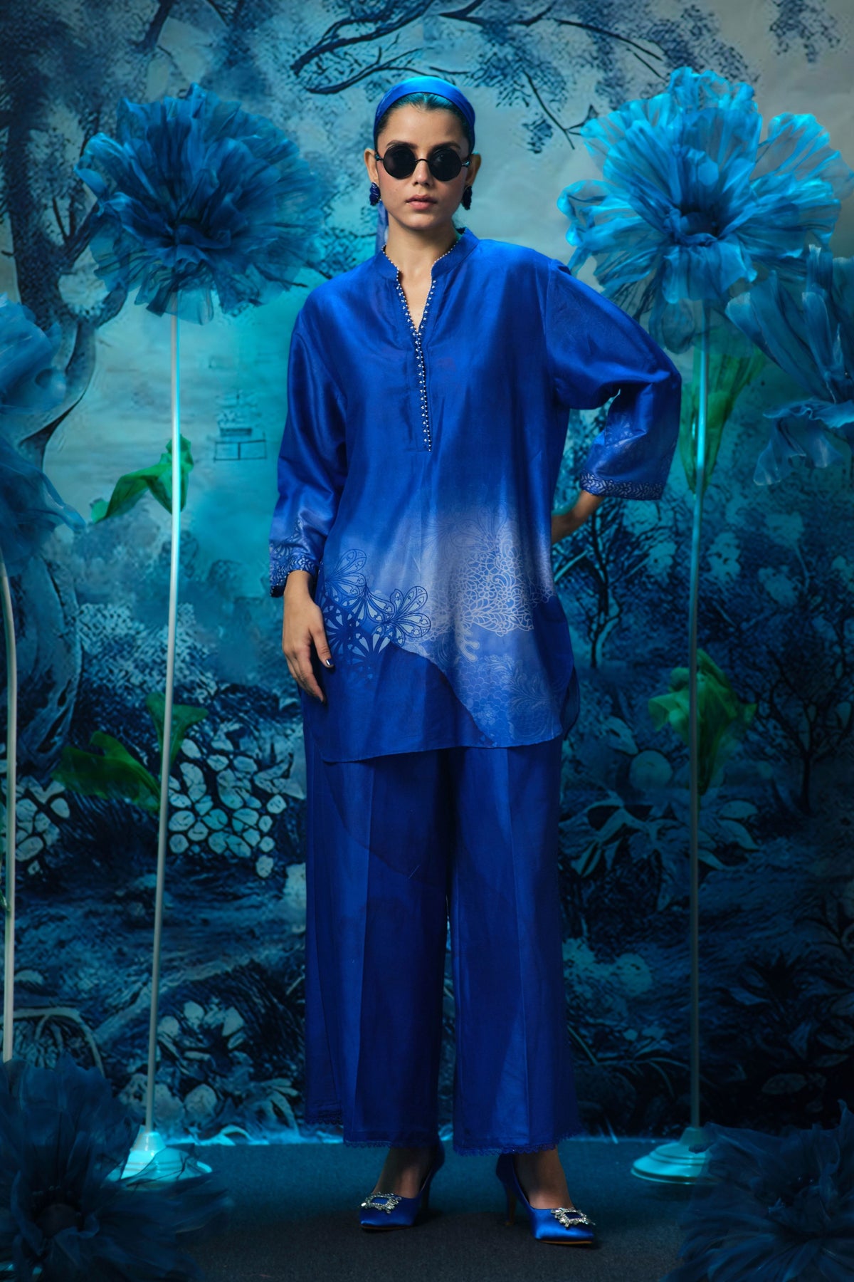 Indigo Iris Co-ord Set