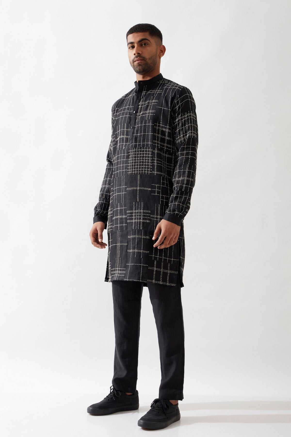 Lucas Black Kurta