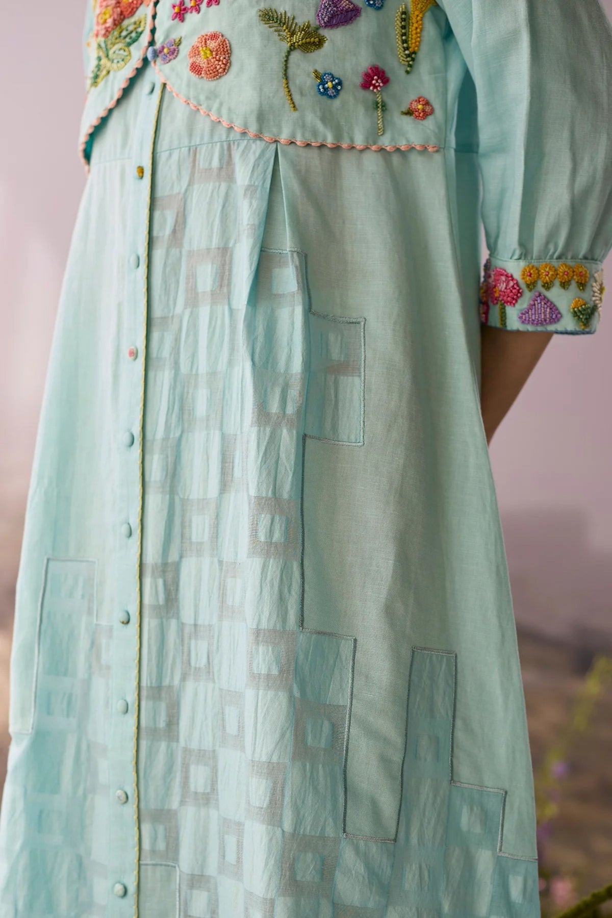 Azure Beaded Dress