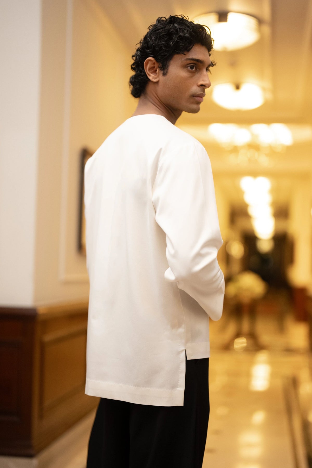 Overlap Shirt & Barrel Pants