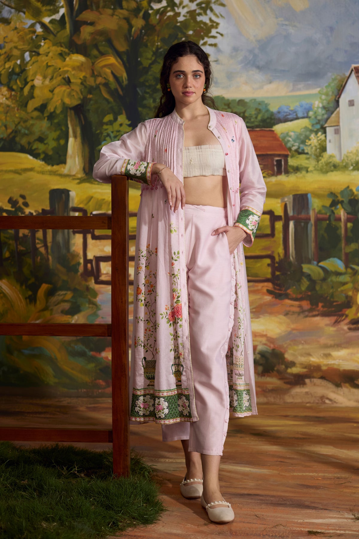 Lavender Pintuck Kurta