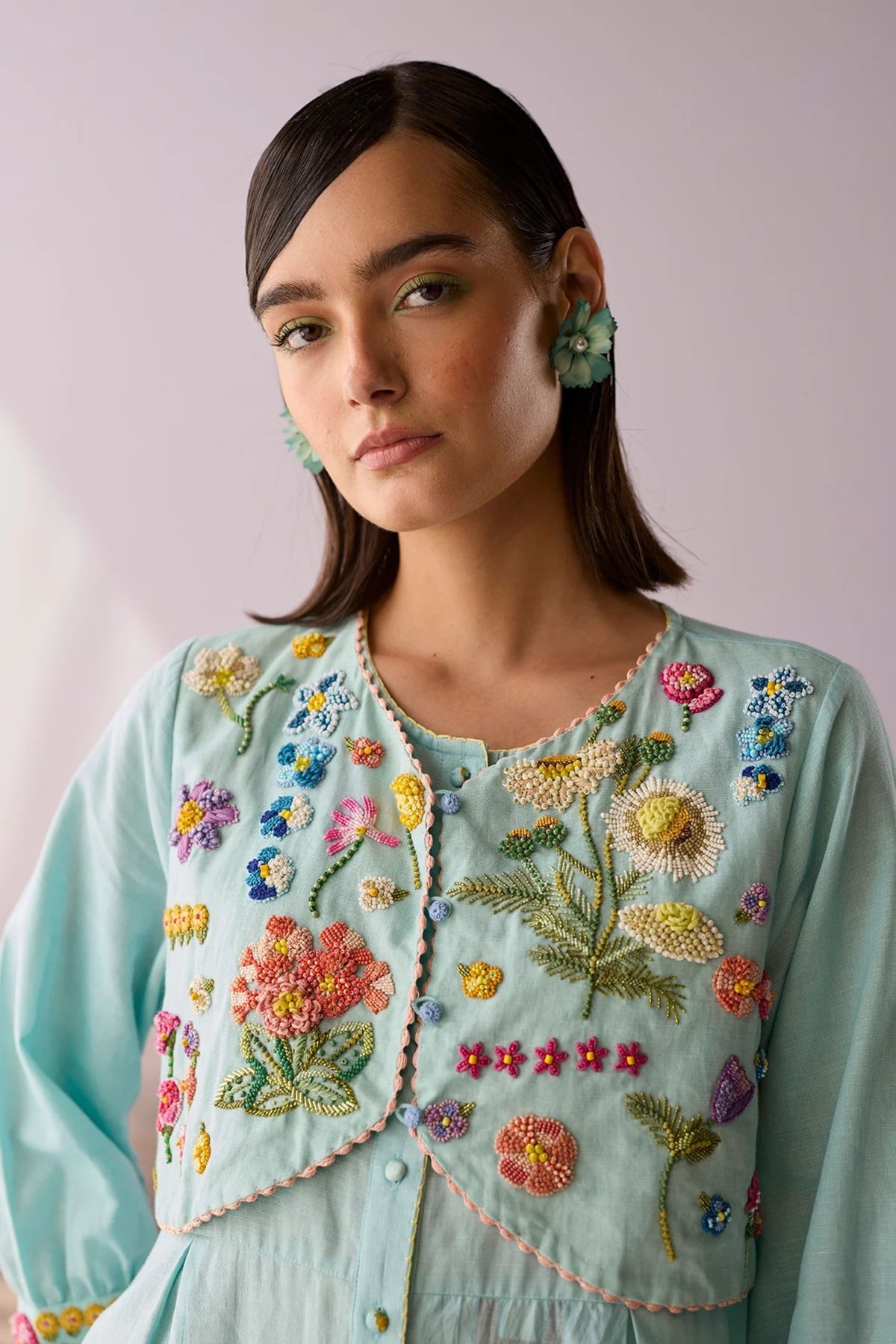 Azure Beaded Dress