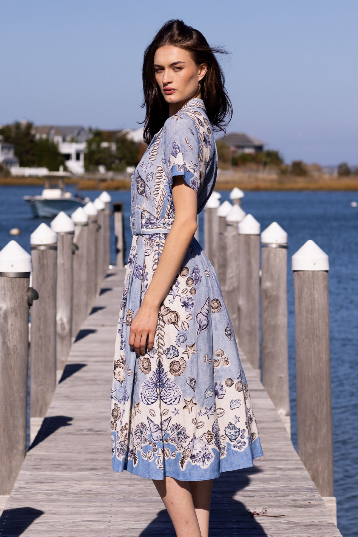 Vega Midi Shirt Dress