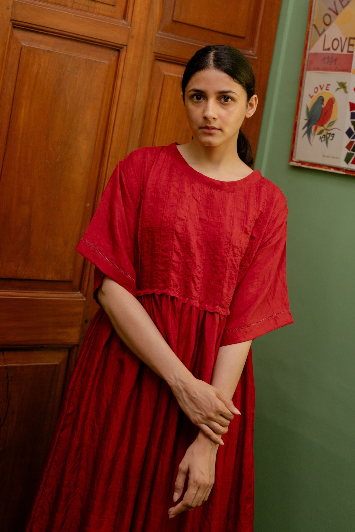 Crimson Liz Dress