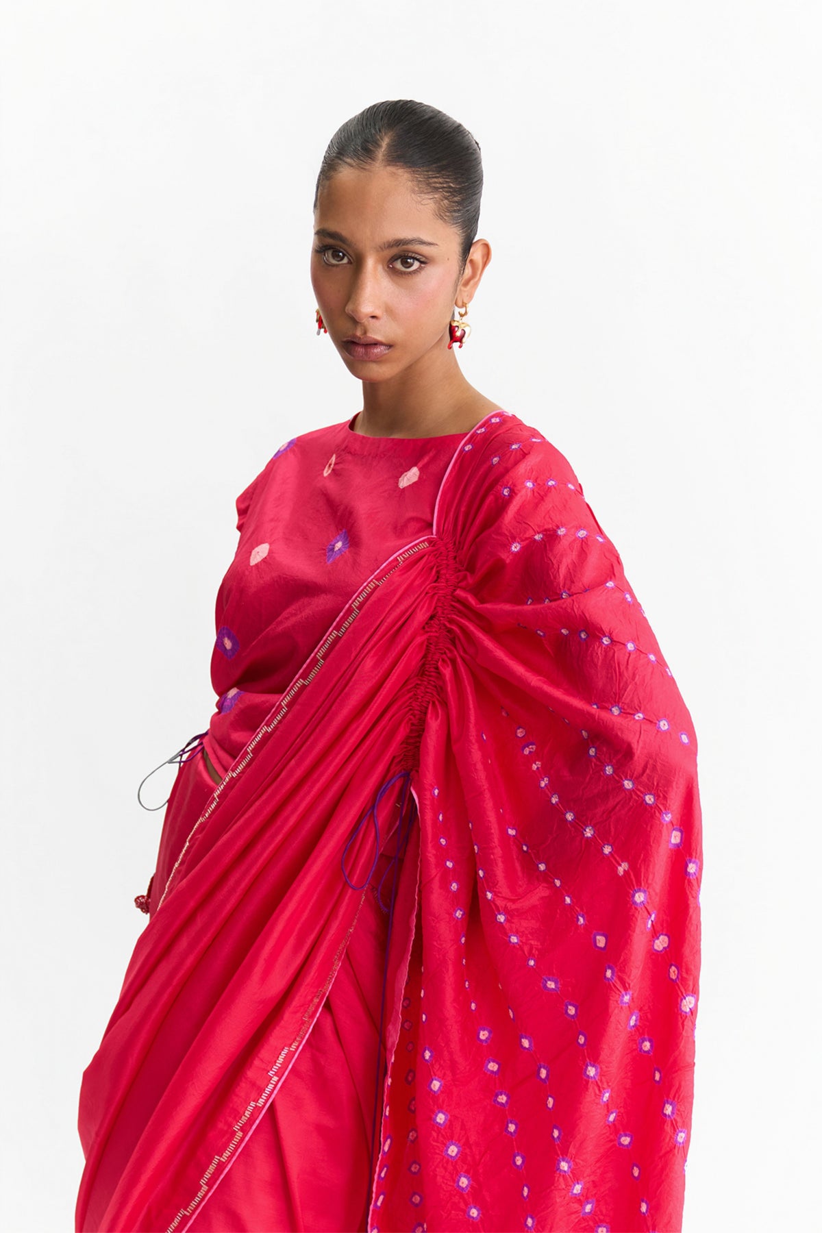 Nova Tomato Saree