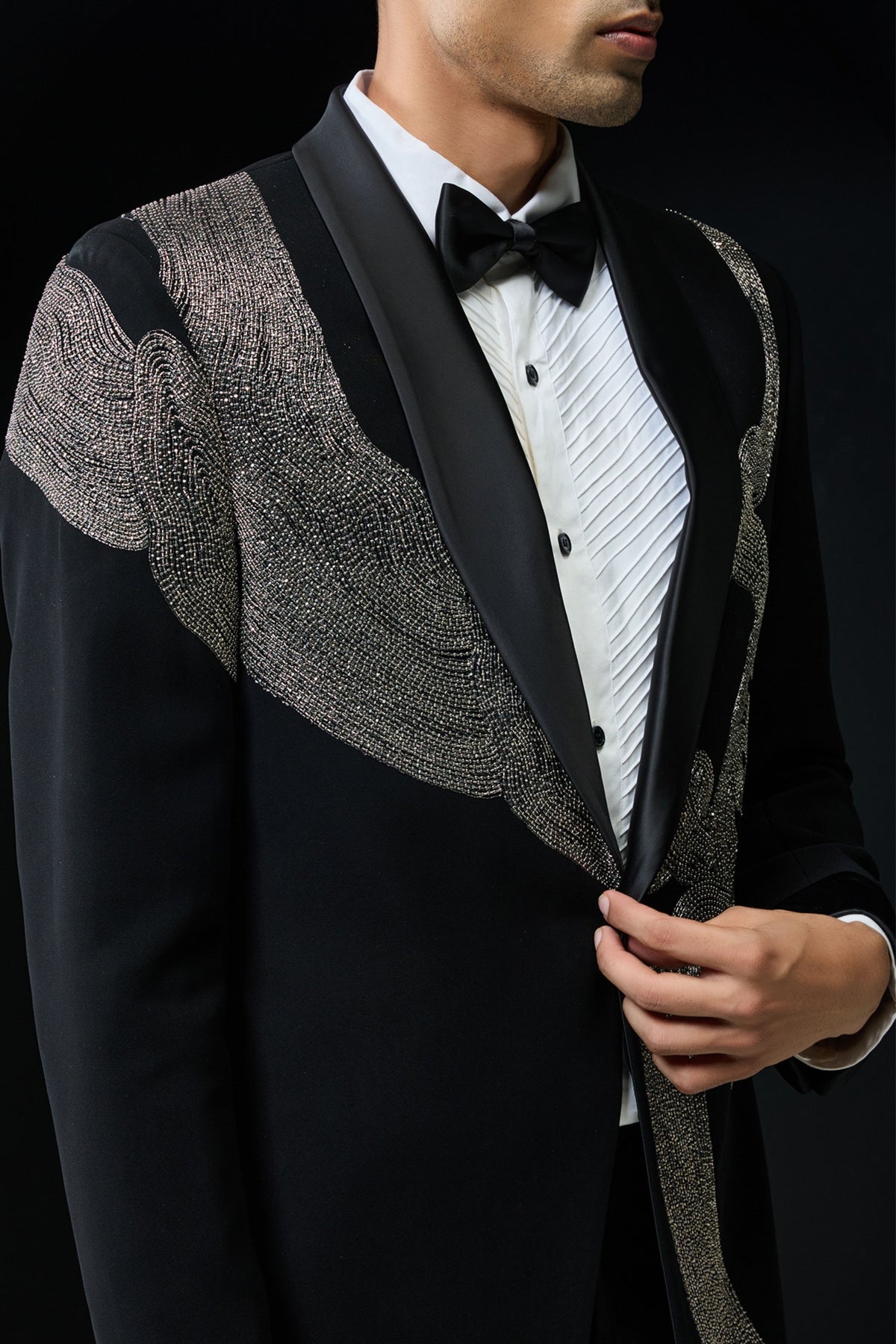 Silver Pearl Tuxedo