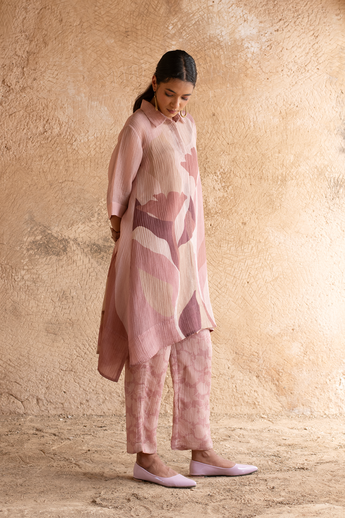 Mauve Kurta Set