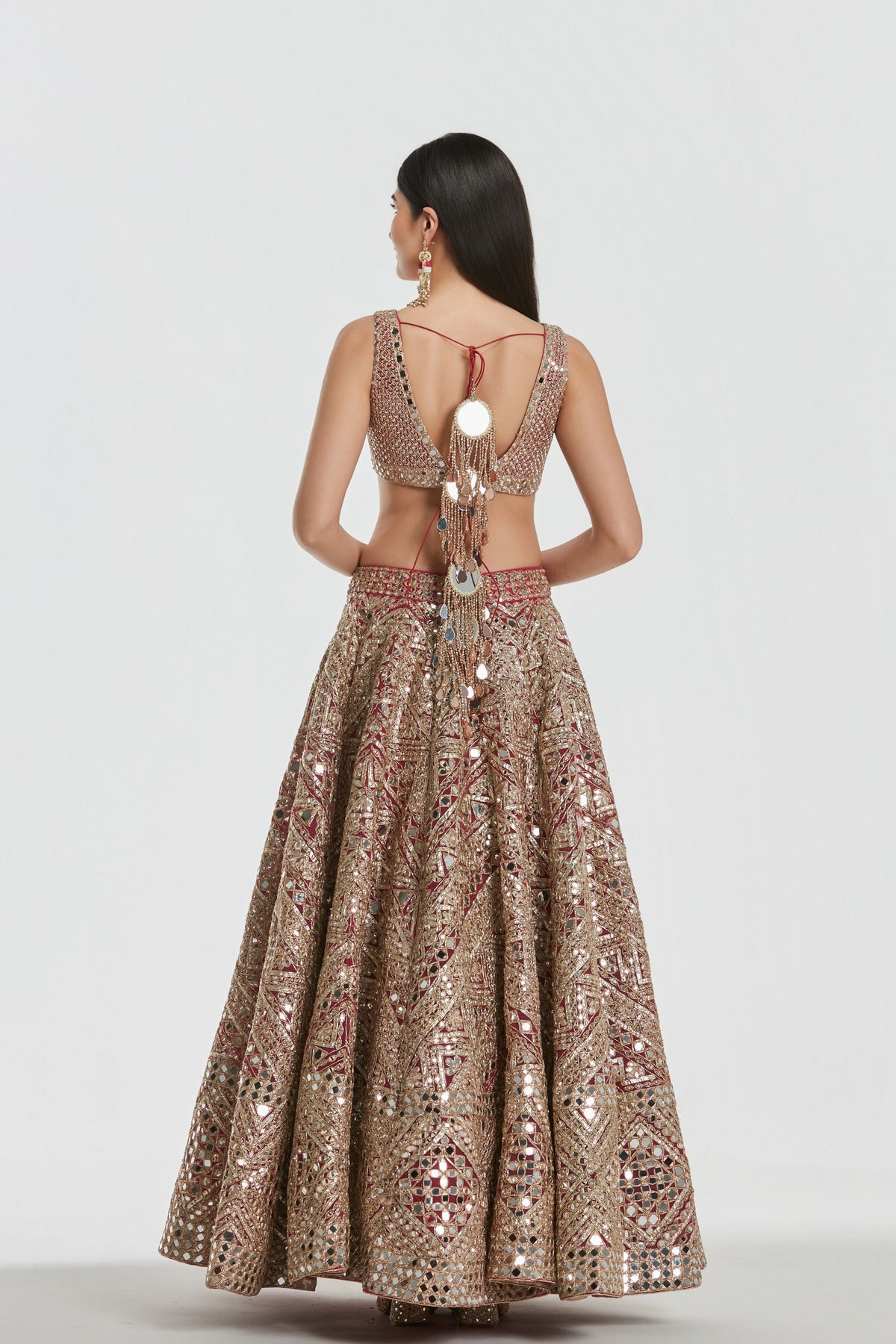 Noorani Pink Lehenga Set