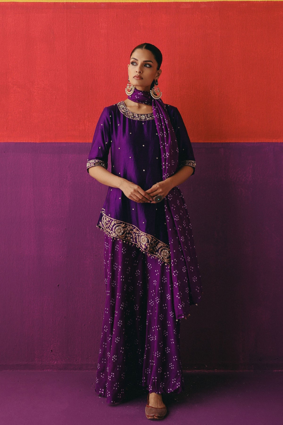 Bandhani Sharara Set