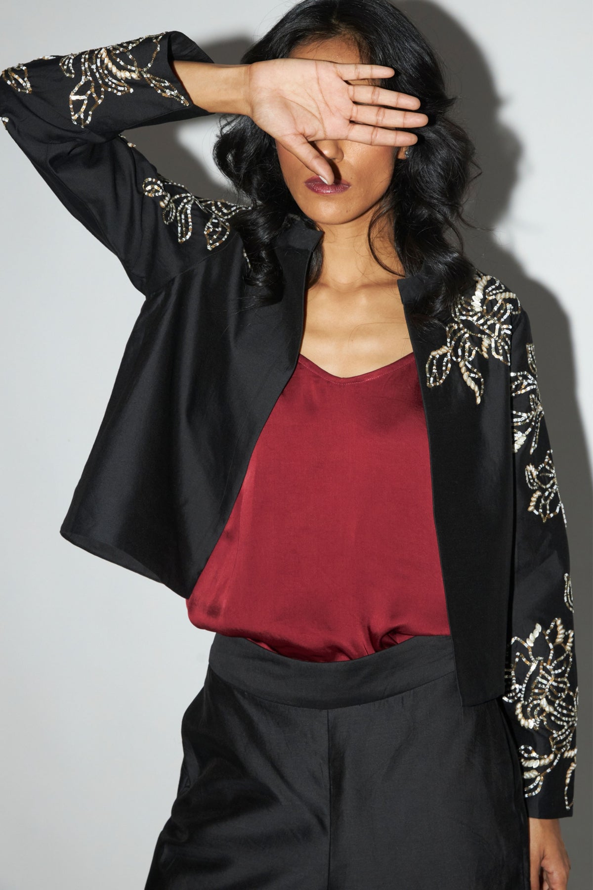 Teresa Sequin Jacket Set