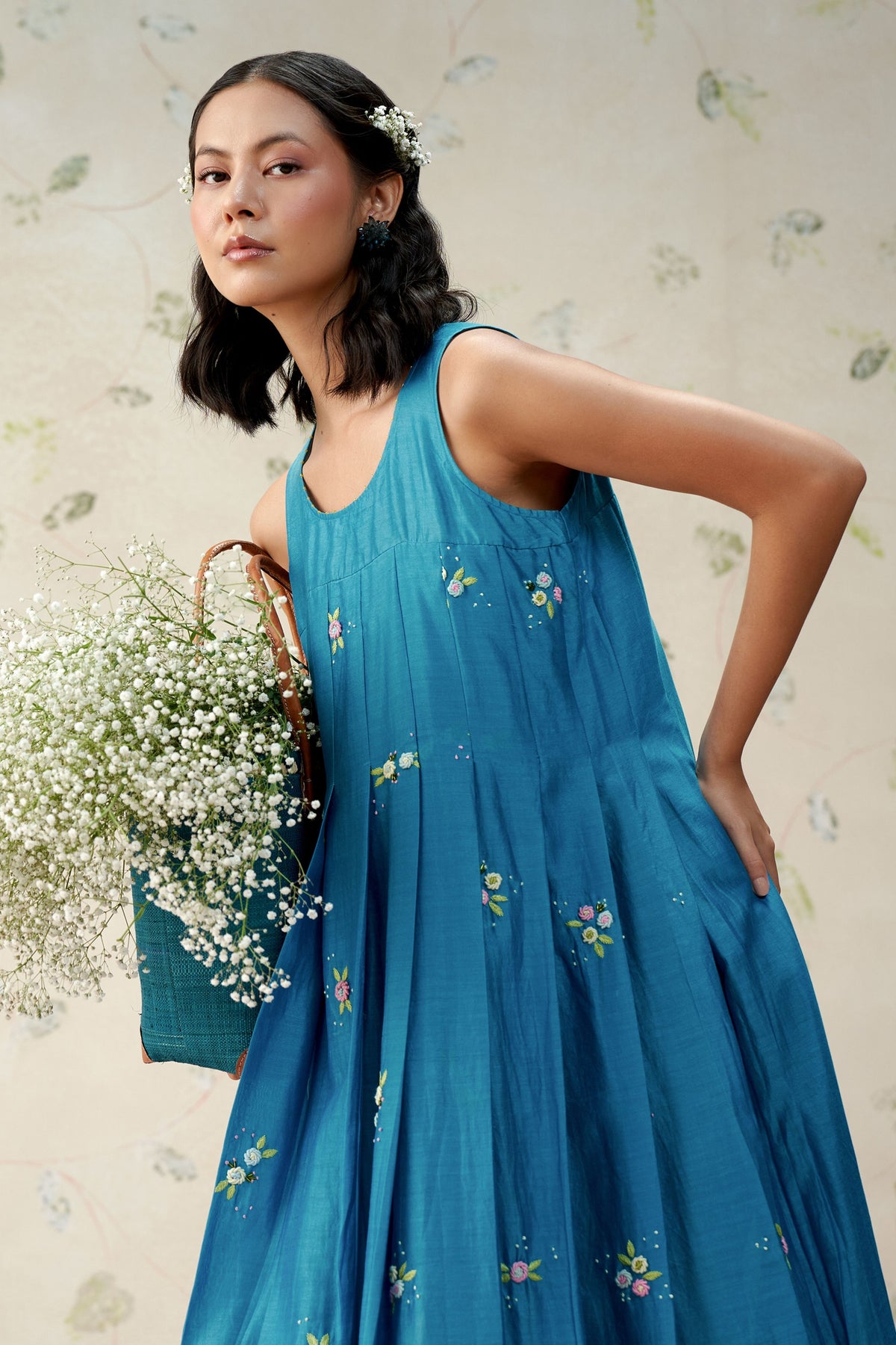 Cecille Deep Blue Dress