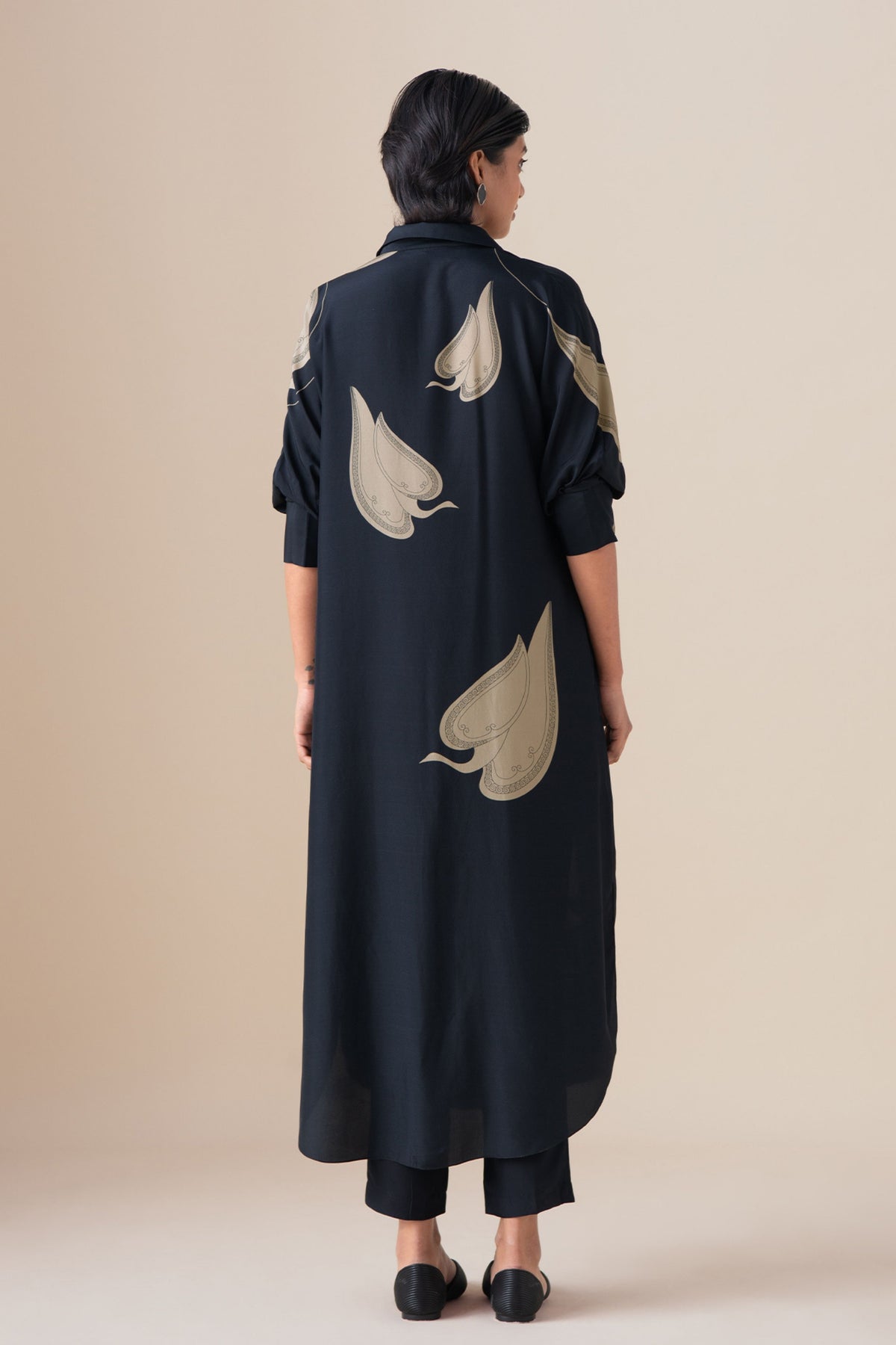 Black Kaia Tunic Set