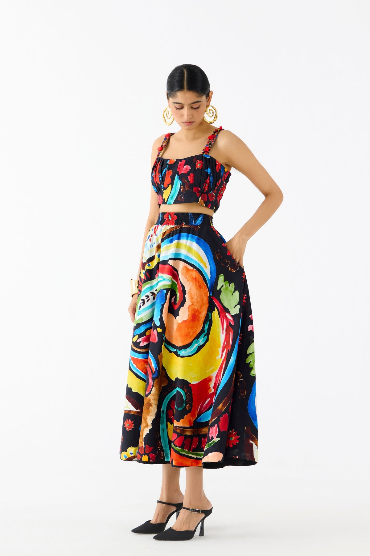 Meadow Bustier and Skirt