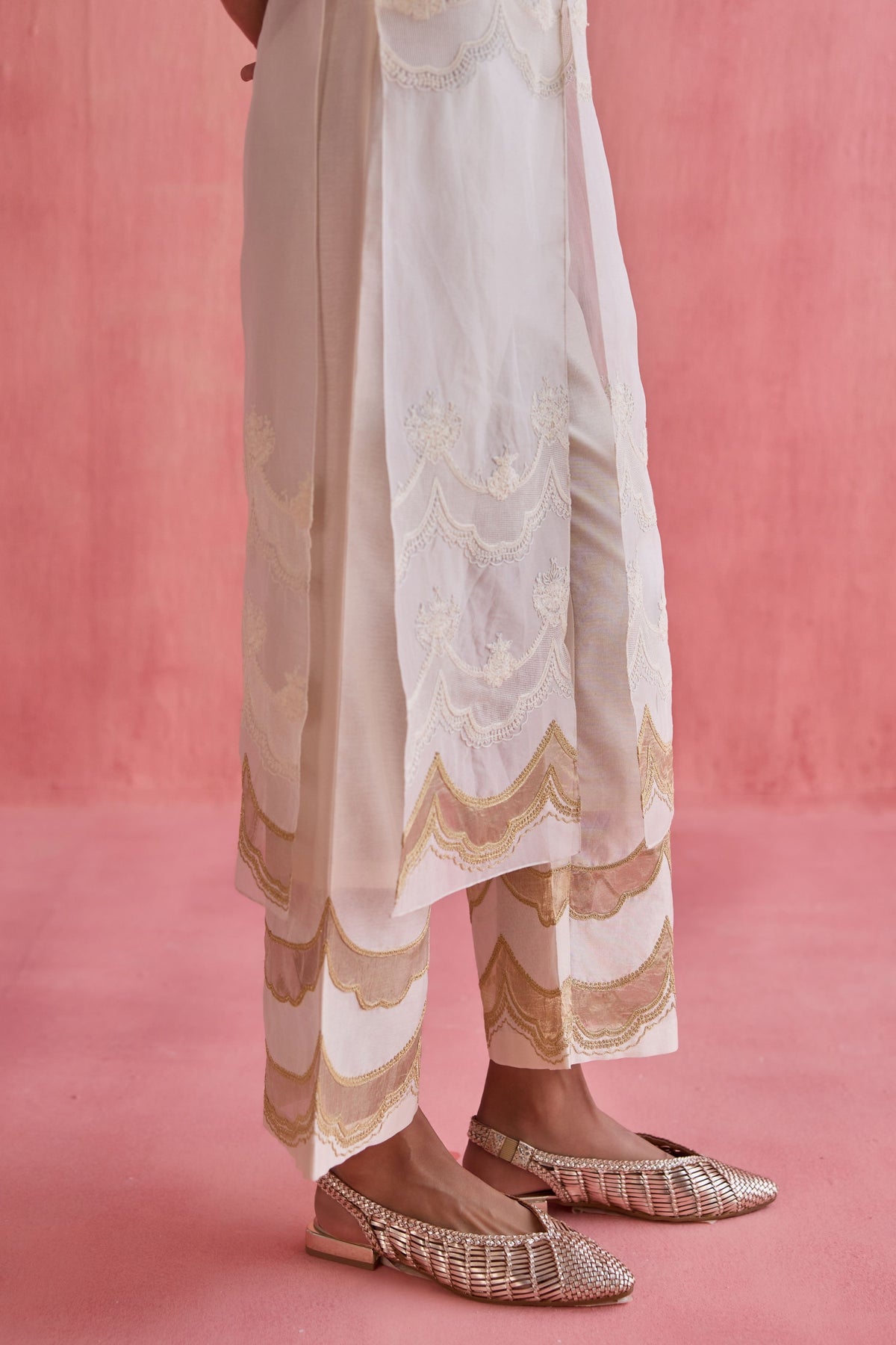 Ada Ivory Jacket Set