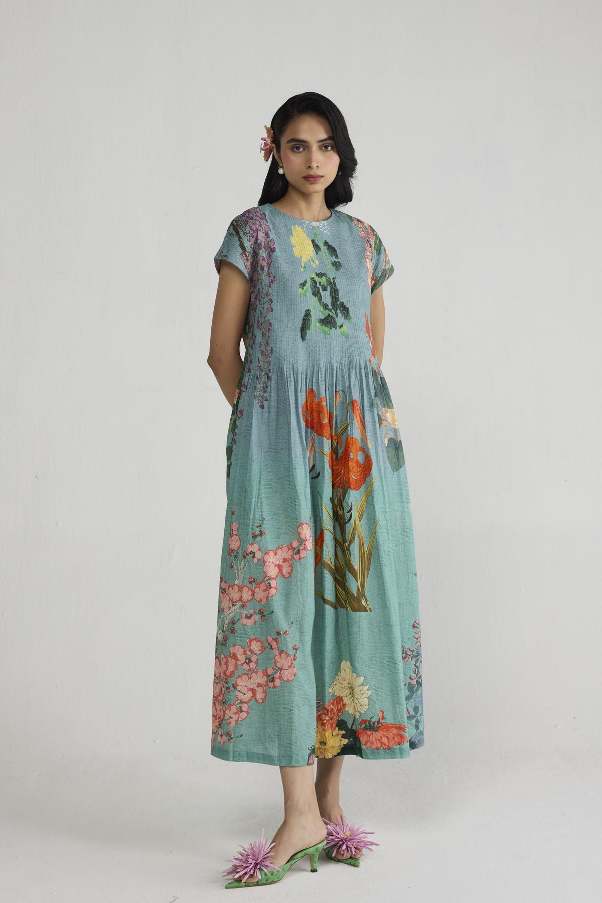 Itsuki Pintucks Dress