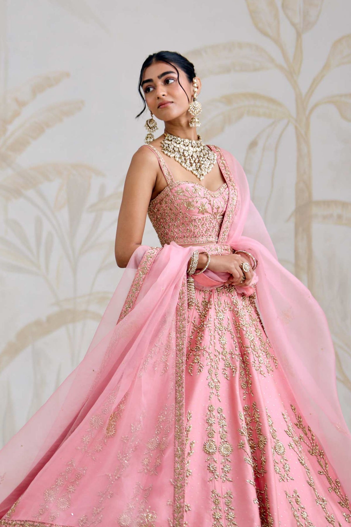 Rose Pink Lehenga Set